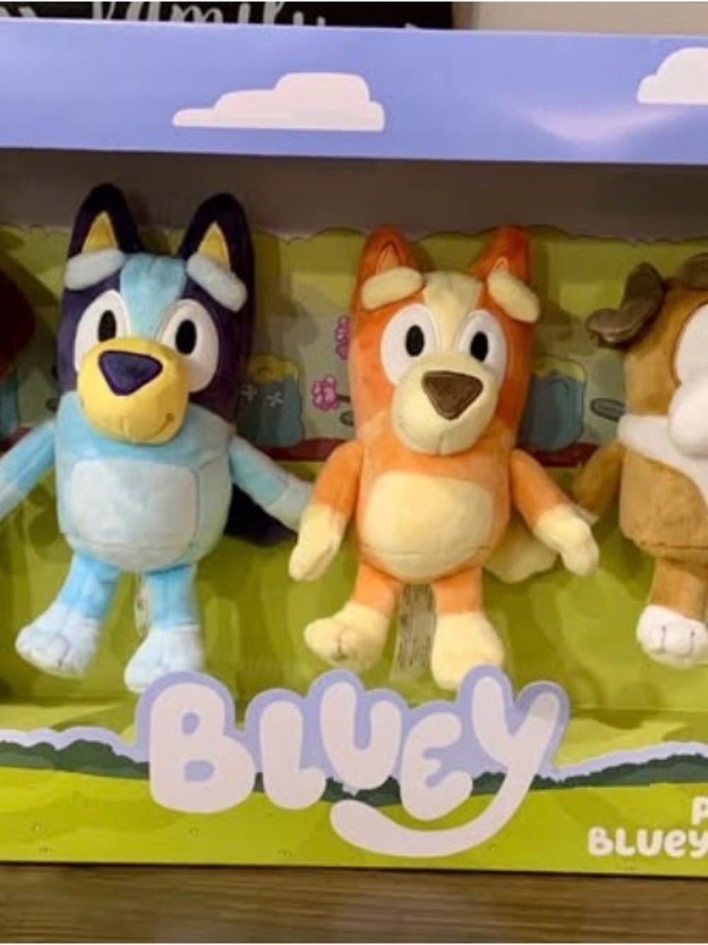 Bluey Bingo Honey & McKenzie 7 Inch Plush 4-Pack Friends and Family Toy NEW